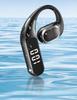 Bluetooth Wireless Stereo Ear-Hook Headset with Digital Display - Universal Fit