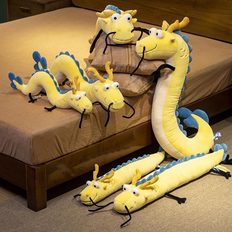 Authentic My Dad Is A Dragon Dragon Dad Long Plush Cartoon Pillow Anime Doll Super Soft Short Plush Multiple Sizes To Choose From Lazy Dragon)