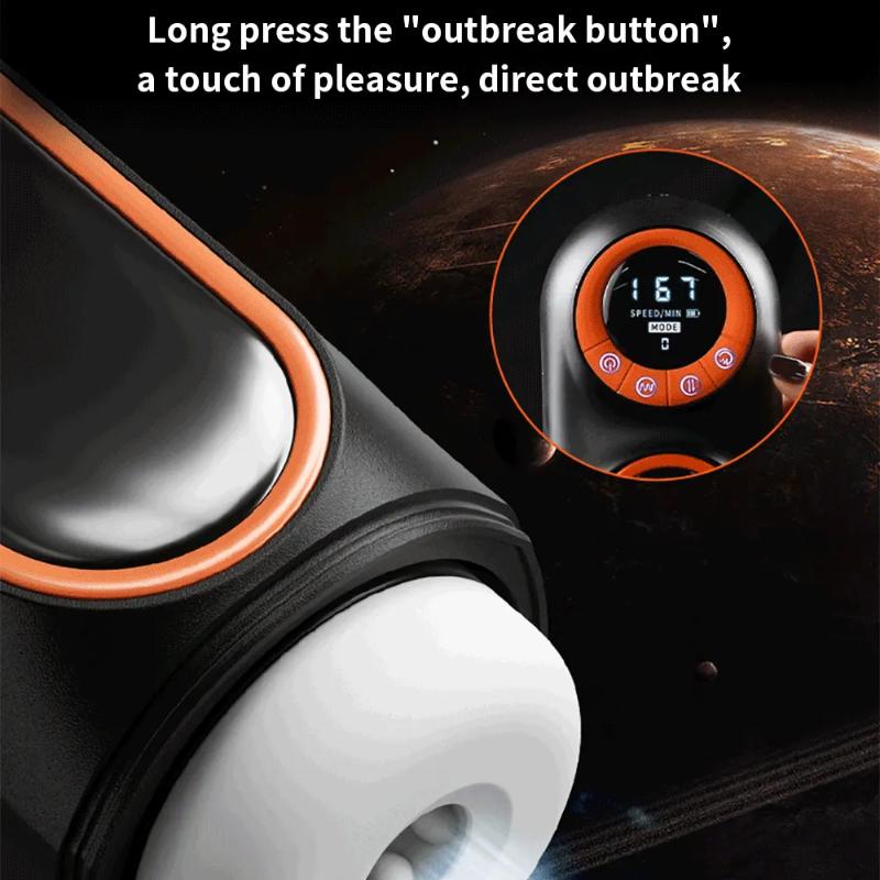 18+ Automatic Telescopic Male Masturbator, Pussy Vibration Blowjob Suction Machine, Masturbation Cup Adult Goods for Men