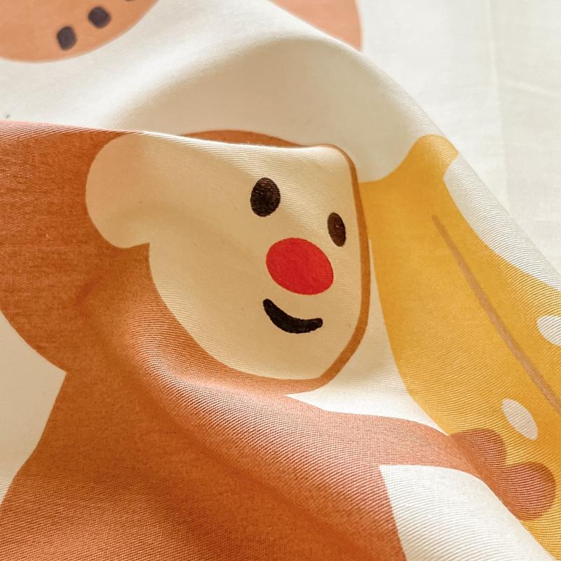 100% Cotton Bedsheets Cartoon Style Fitted Sheet For Kids Room Skin-Friendly Mattress Cover (No Pillowcase)
