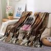 1 pièce Couverture en flanelle avec imprimé Basset Hound, Haute qualité Confortable pour toutes les saisons, Décoration intérieure, Chaleur et Confort, Parfait pour les cadeaux