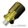 Screwdriver Interchangeable Short Slotted Cross Screwdriver Impact Double Head PH2 70mm Bit Nutdrivers Hand Tools