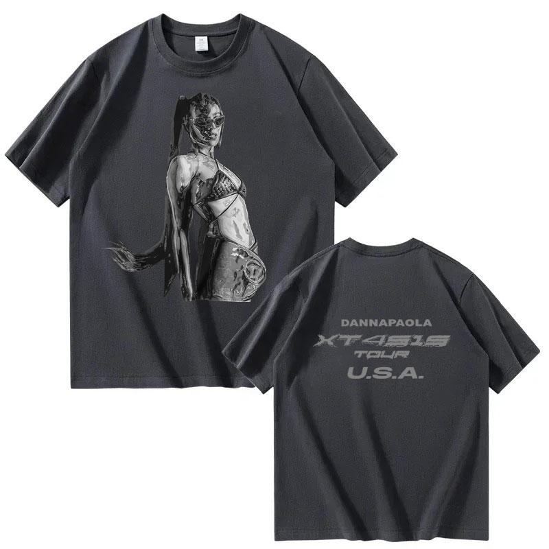 

Summer Singer Danna Paola Harajuku ONeck Merch Humorous Graphic Tshirt 2026 Summer Printed Loose Tshirt S