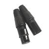 4/10/20pcs 3-Pin XLR Male To Female Adapter - Balanced Audio Plug for Microphone Mixer Speaker