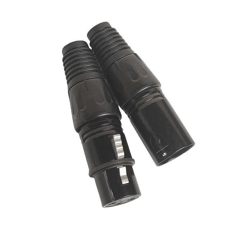 4/10/20pcs 3-Pin XLR Male To Female Adapter - Balanced Audio Plug for Microphone Mixer Speaker
