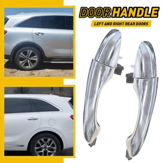 Exterior Rear Front Door Handle Set For 2016- Kia Sorento Left & Right 1/2/4