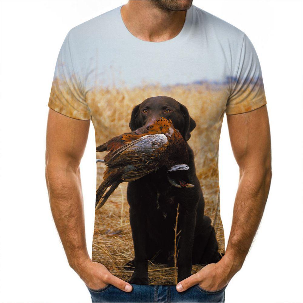 

Цифровая 3D-печатная мужская футболка с короткими рукавами, уличная футболка с изображением дикой курицы и утки, мужские студенческие футболки, тренд 6XL