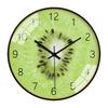 8" Cartoon Fruit Wall Clock: Modern Watermelon, Orange, Kiwi Design