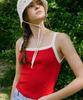 NONLOCAL Color Block Sleeveless Knit – Red