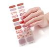 20 Tips Semi-Cured Gel Nail Patch Adhesive Sliders Long Lasting Full Cover Nail Stcikers Gel LED UV Lamp Neede