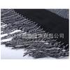 Women Faux Cashmere Tassel Shawl Black Gray Solid Winter Autumn Scarf