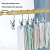 Stainless Steel Multi-Functional Clips with Hooks for Drying, Clothing, and Snack Bags