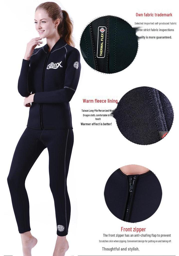 SLINX 3mm Fleece-Lined Wetsuit Jacket