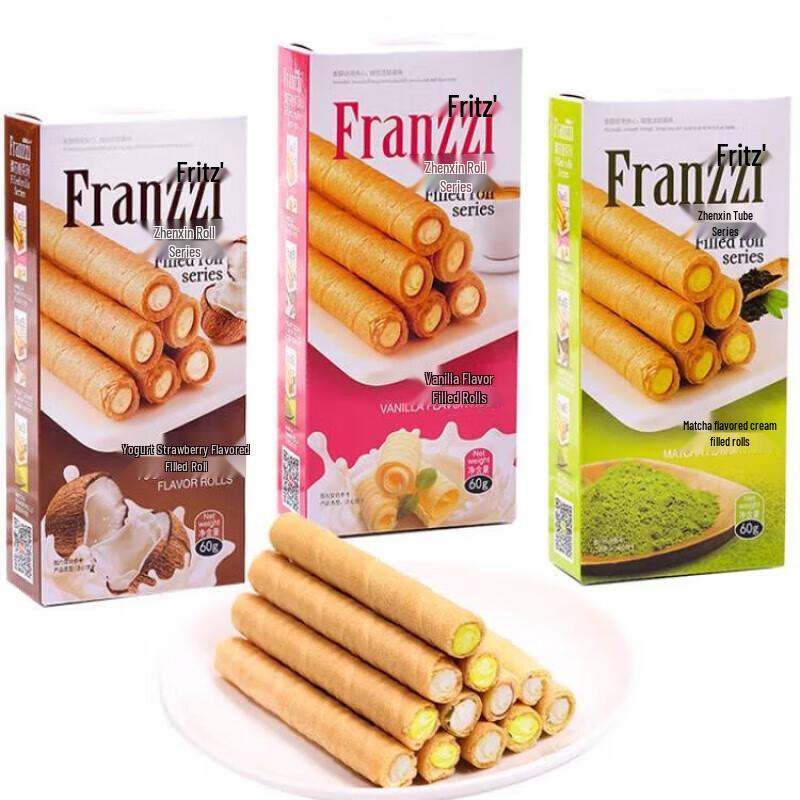Faliz Yogurt Coconut Flavor Egg Rolls Snack Pack