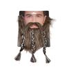 Novelty Realistic Fake Beard Natural Pirate Beard Mask Lightweight False Moustache  for Halloween