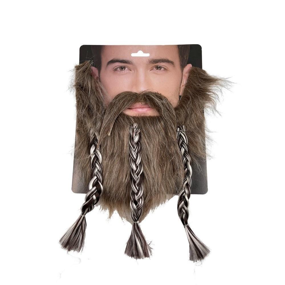 Novelty Realistic Fake Beard Natural Pirate Beard Mask Lightweight False Moustache  for Halloween