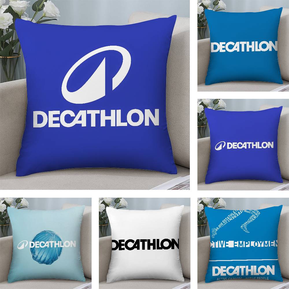 C-Classic D-DecathlonS Pillow Case Plush Fabric Soft Double Sided Print Home Sofa High Quality Cushion Cover Throw