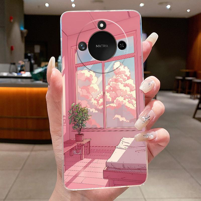Casing For Honor X9c Smart 5G Luxury Dragon Cute Cool Boys Girls Phone Case Back Cover Honor X9cSmart Transparent Soft TPU Shell