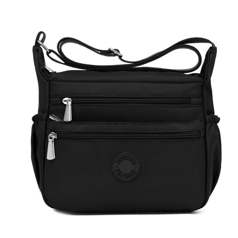 Crossbody-Tasche mit großem Fassungsvermögen Damen Leichte Wasserabweisende Nylon-Umhängetasche Muttertasche
