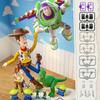 Pixar Animation  Woody Jessie Buzz Lightyear Rex Action Figure Assembled Toys Surprise  Gifts