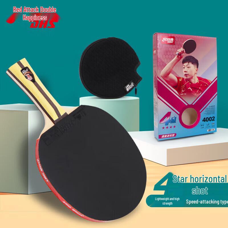 DHS Hurricane 4-Star Table Tennis Bat