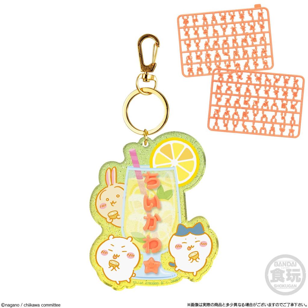 BANDAI Chiikawa Deco Name Set Clap-Clap 12-Piece (Candy Toys/Gum)