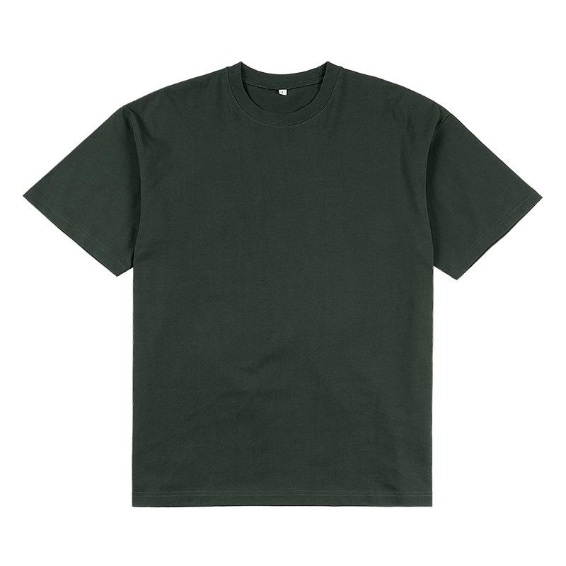 Herr | 240g Högkvalitativ Ren Bomull Casual Mångsidig T-shirt för Både Män och Kvinnor, Snabbtorkande Andningsbar Bas T-shirt