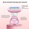 Women Portable Shaver Moisturizing Shaver 5 Blades Razor Safety Razor Blades Face/ Leg/ Armpit/ Bikini Beauty Hair Removal