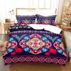 Bohemian Mandala Bedding Comforter Set, Luxury Duvet Cover, Double Size,Boho,Dekbedovertrek, 240x220, North America High Quality