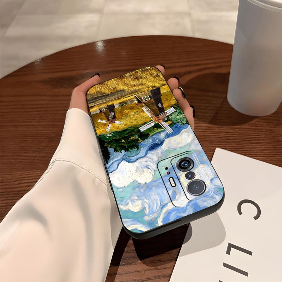 Funda Phone Cover Case for Xiaomi Mi 10T 11T 13 Lite 12X 11 12 14 12T Pro Creative Oil Painting Scenery