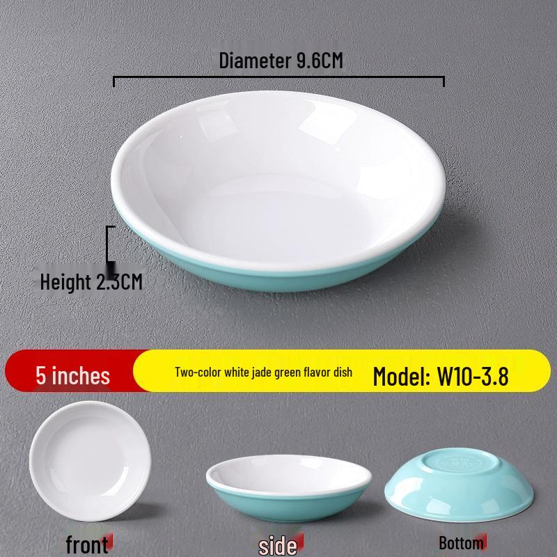 Melamine Tableware: Creative Dipping Sauce & Seasoning Plate for Restaurants