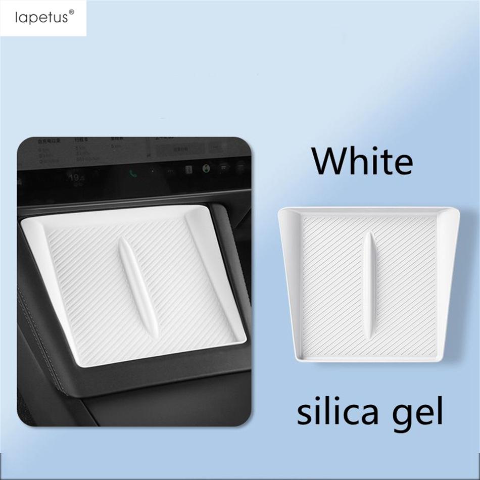 For Tesla Model 3 2024 Silicone Non-Slip Pad Car Central Control Mobile Phone Wireless Charging Pad Accessories Interior Refit