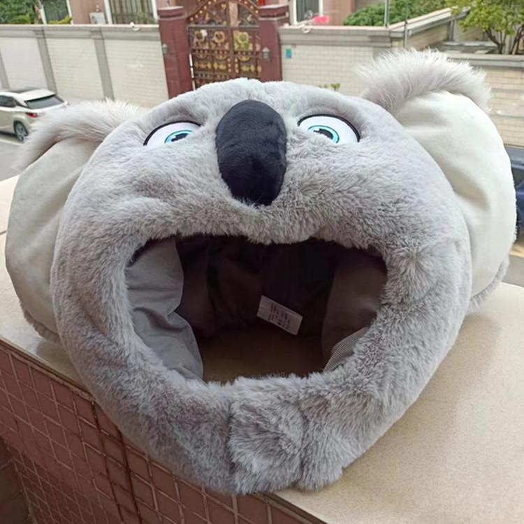 Toothless Plush Hat Backpack Animal Headgear Cartoon Toy Stuffed Doll Gifts