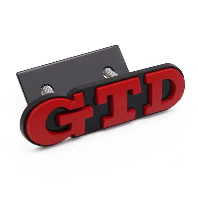 3D Metal Car Front Grill GTD Logo Rear Trunk Sticker Emblem Badge For Volkswagen VW Golf 4 5 6 7 7 MK4 MK5 MK6 MK7 MK8