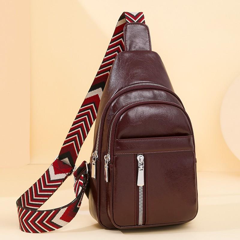 Women's Shoulder Bag Crossbody Bag Water-repellent PU Chest Bag