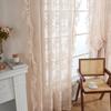 Elegant Draping Lace Sheer Curtains for Romance and Easy Installation Living Space and Bedrooms