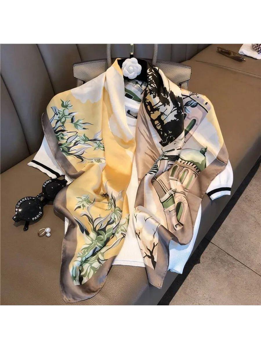 

Великолепные бусины, шарф с круглым кольцом, женские аксессуары для шарфов, ожерелье, этнический шарф One Size