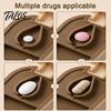 Talos Pill Cutter Splitter, Moisture-Proof Separate 2 in 1 Case, Food-Grade PP Portable Pills Organizer, for Small And Tiny