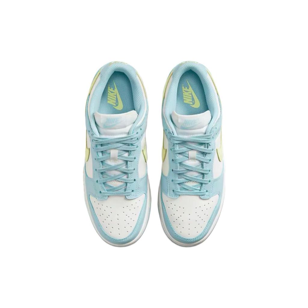 Nike Sneakers Dunk Low Ocean Bliss da Donna Bianco Vela Tinta Citron DD1503-123