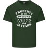 45 Year Wedding Anniversary 45th Funny Wife Unisexs Light Cotton TShirt