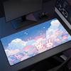 Cute Green Plant Computer Mouse Mat Office Large Gaming Mouse Pad Rubber Mousepad Gamer Locking Edge Desk Mat NonSlip Carpet XL