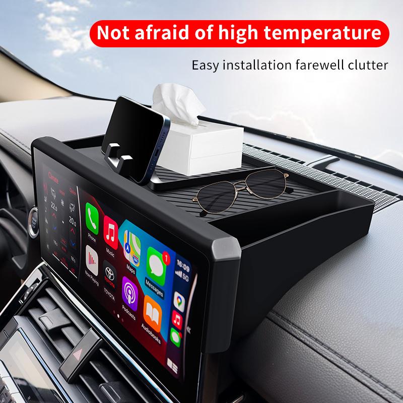 For -2024 Toyota Land Cruiser 300 Multimedia Display Back Storage Protection Sleeve Cover LC300 Interior Upgrade Accessories