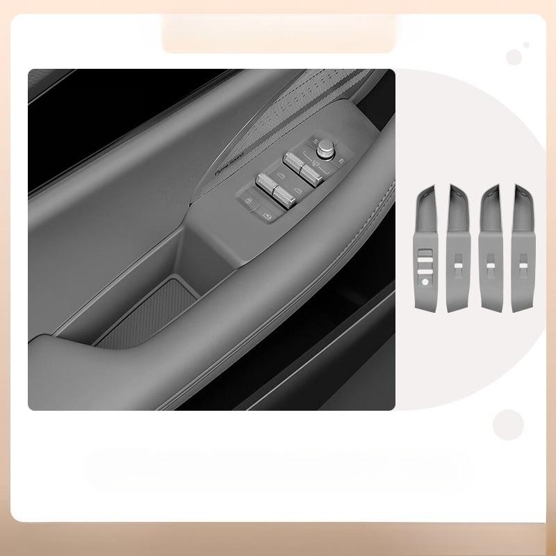 Central Control Cup Pad & Wireless Charging Panel Protective Pad for Geely Galaxy A7 - Silicone Interior Accessories