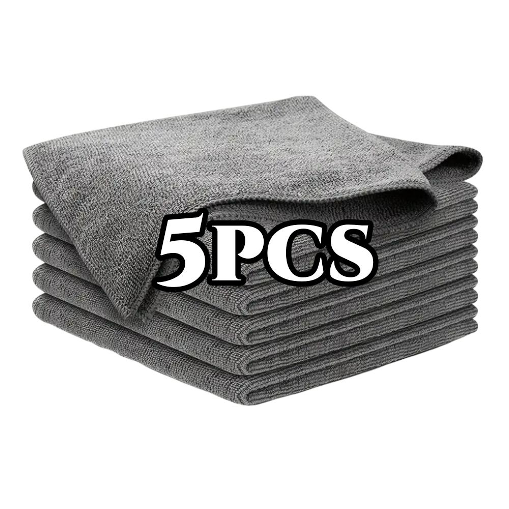 Premium Microfiber Car Towels Set Ultra Absorbent & Drying Cleaning Cloth for Auto Mirror Glass Polishing Wash-Cloth Applicator