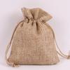 Drawstring Linen Jewelry Gift Bag - Composite Linen Storage Bag Available