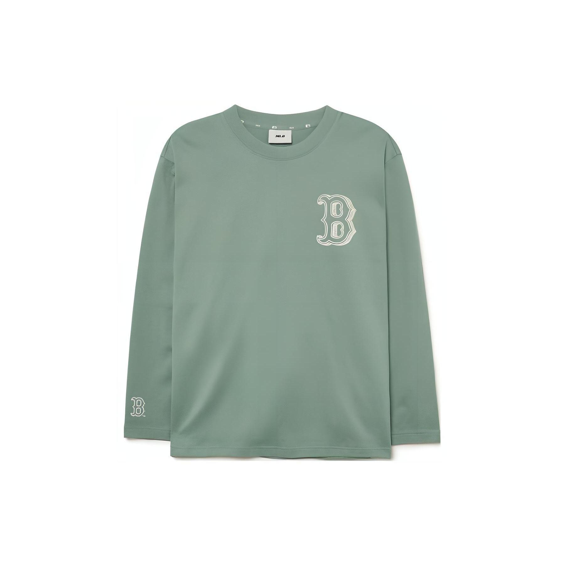 MLB Basic Boston Red Sox T Shirt Unisex Pea Green 3ATSB0334-43MTD L