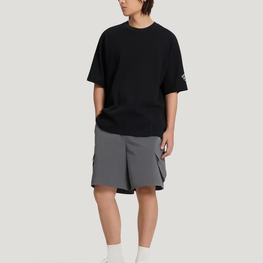 Adidas FOS T Shirts Men's Black Crew Neck Moderate KW0106