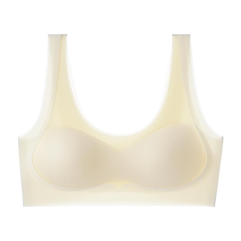 Less Bra Comfortable, Light and Skin-friendly, Seamless Sports Shock-proof and Hunchback-proof Development Period Less vest-DZ