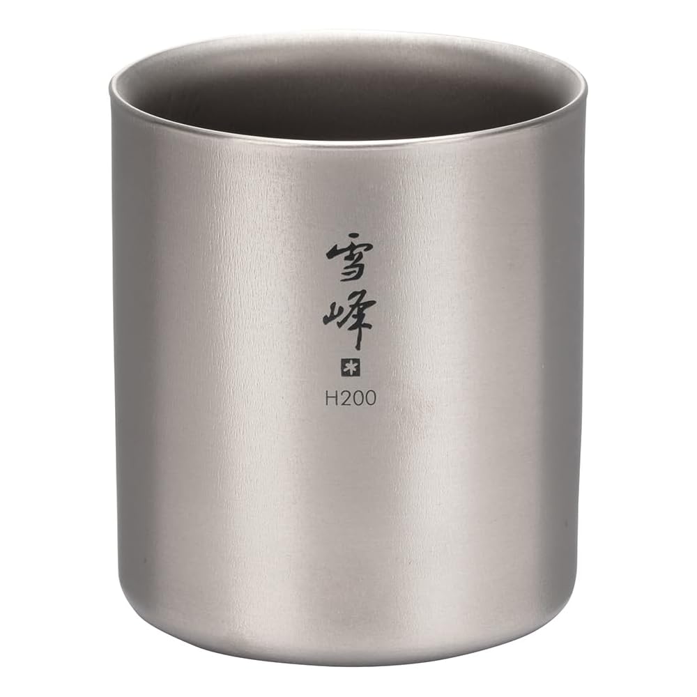 Snow Peak Titanium Stacking Mug 300ml Lightweight Portable Camping Drinkware