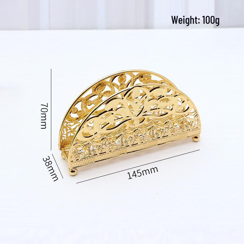 Nordic Iron Tissue Holder: Vertical Napkin Rack for Kitchen or Dining Table